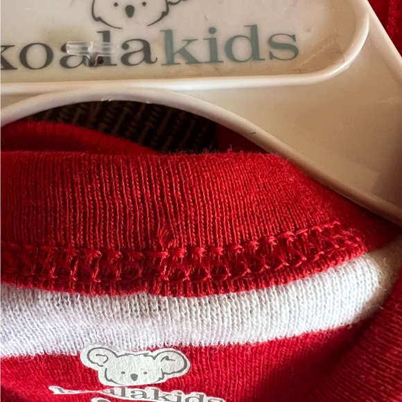 Koalakids NWT 2Pc Boys/Girls My 1St Christmas Size 3-6Mos Color Red, White - Picture 10 of 10